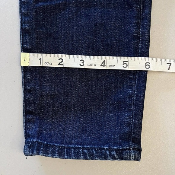 Good American Womens 16 Good Legs High Rise Crop Stretch Denim Blue Jeans - Picture 10 of 10